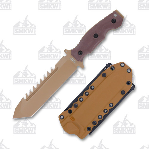 Halfbreed Large Survival Dark Earth Tanto