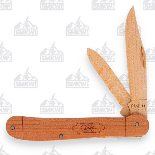 Case Hardwood 2 Blade Copperhead Wood Knife Kit