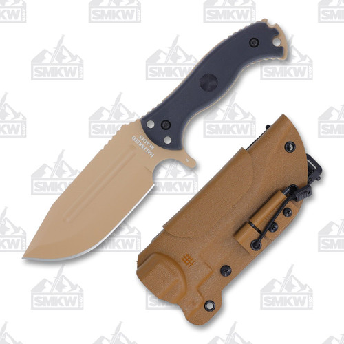 Halfbreed Large Bush Knife Dark Earth Drop Point