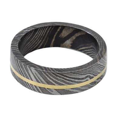 Marble's Damascus Ring #2 Size 11