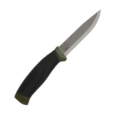 Morakniv Companion Fixed Military Green 4.1In Satin Drop Point