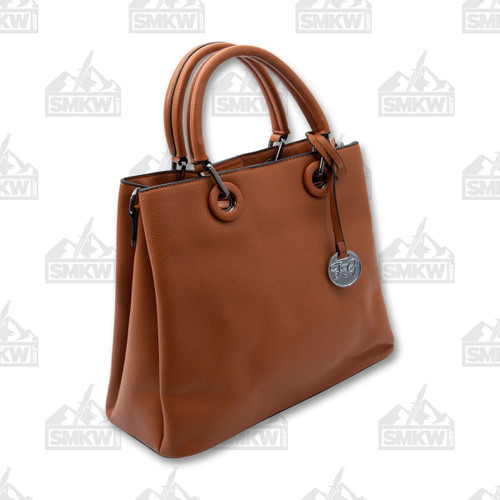 Fabigun Concealed Carry Bag Purse Brown Leather