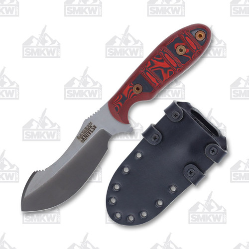 Dawson Red and Black G10 Javalina Fixed Blade