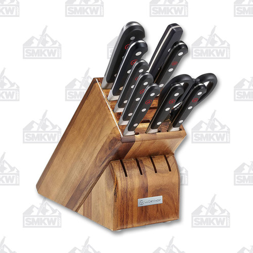 Wusthof Classic 11pc Acacia Knife Block Set