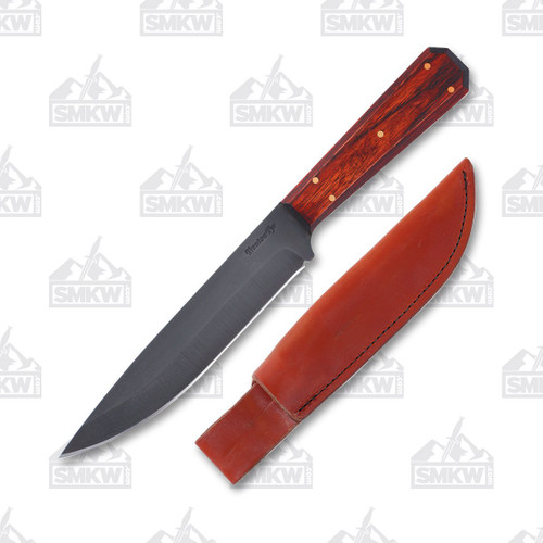 Purgatory Ironworks Trenton Tye Fixed Blade Knife Custom Coffin Handle Model 3