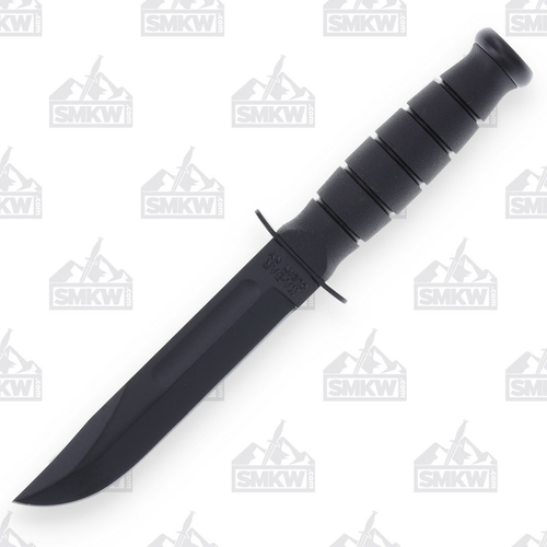 KA-BAR Short Fixed Blade Fighting Knife with Leather Sheath