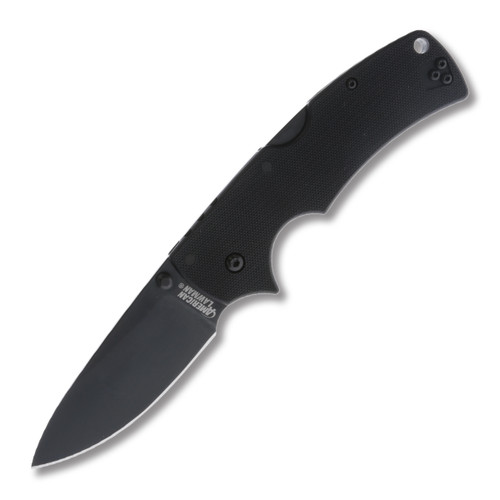 Cold Steel American Lawman Folding Knife 3.5in Plain G10 DLC Coated