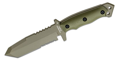 Halfbreed Medium Infantry Knife Ranger Green Recurve PS