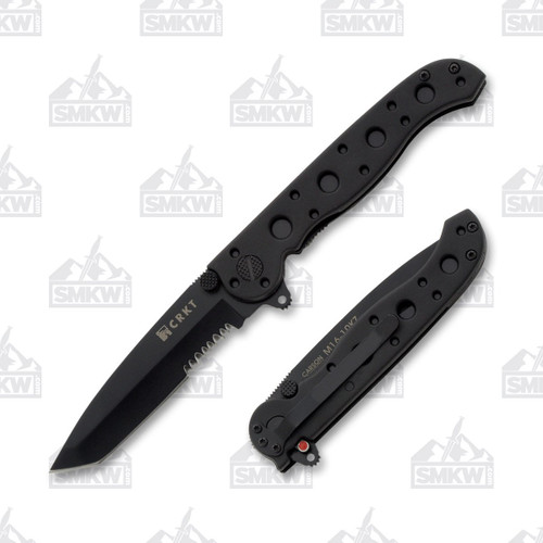 CRKT M16-10KZ  Folding Knife Black Tanto PS Triple Point