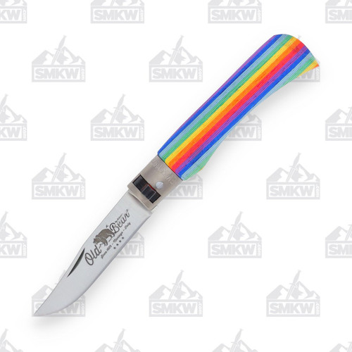 Antonini Old Bear Small Folding Knife Rainbow