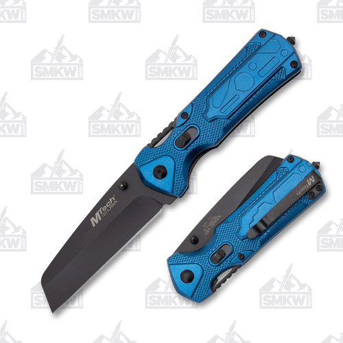 MTech USA Blue Multitool Folding Knife