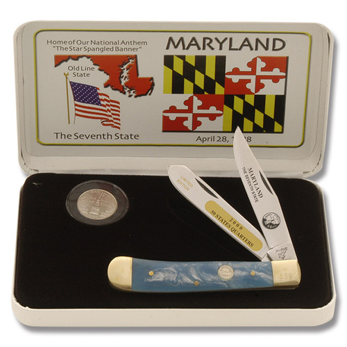 Frost Cutlery Maryland State Quarter & Trapper Collector Set FR312MD