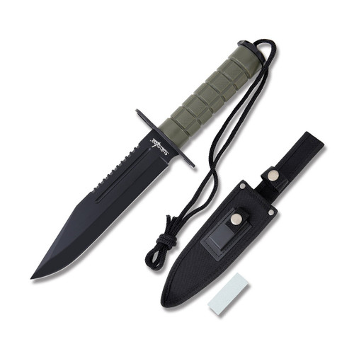 Survivor Bowie Knife with Survival Kit