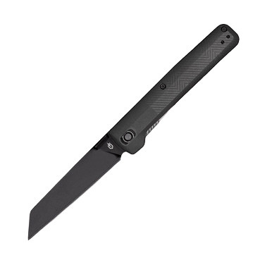 Gerber Pledge Folding Knife Omni Gray GRN 3.7in Black Oxide Plain Blade