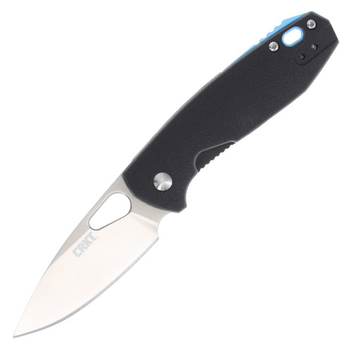 CRKT Piet Linerlock Folding Knife (2.62" Satin Drop Point | Black GRN)