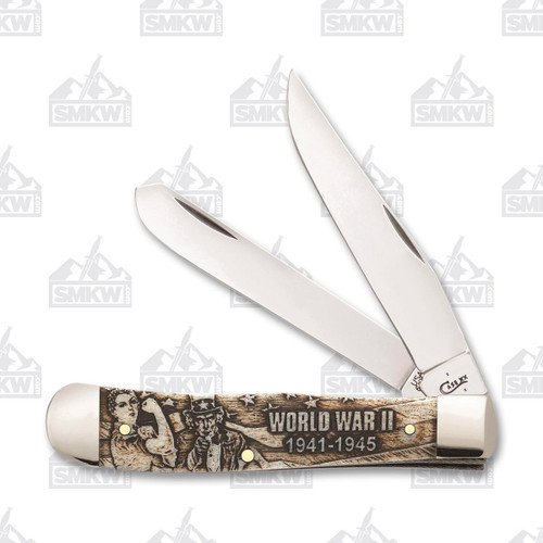 Case War Series WWII Trapper Folding Knife