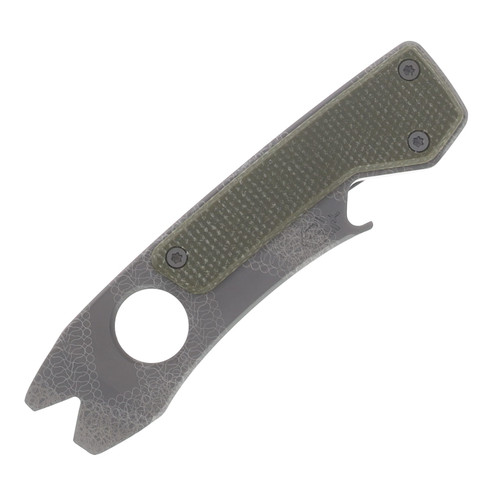 Gerber Chonk Graphite Tire Tread Olive Green Micarta Pocket Pry Tool G4143