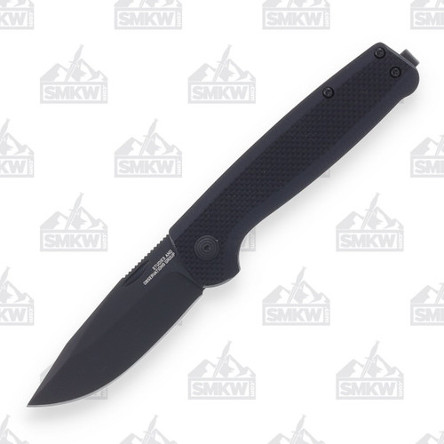 SOG Terminus SJ Folding Knife Blackout 2.9in TiNi Clip Point Blade
