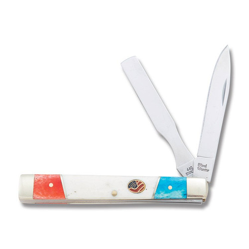 Frost Steel Warrior Patriotic Bone Doctor's Knife FRSW120RWB