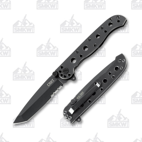 CRKT M16-10KS Folding knife Black Tanto Partially Serrated Triple Point