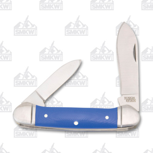 Rough Ryder Blue Mule Canoe Folding Knife