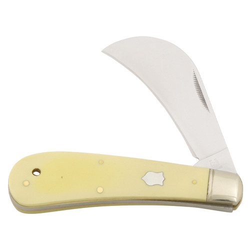 Rough Ryder Yellow Large Hawkbill Folding Knife RR861