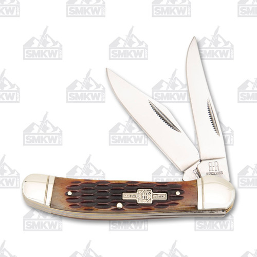 Rough Ryder Brown Jigged Bone Copperhead Folding Knife