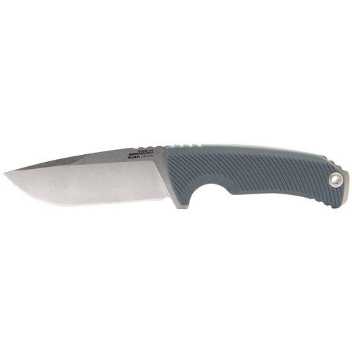 SOG Tellus Fx Wolf Gray 4.2in Stonewash Clip Point Fixed Blade