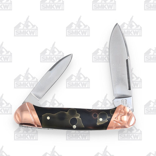 Rough Ryder Copper Swirl Canoe Folding Knife