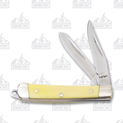 Rough Ryder Yellow Mini Trapper Folding Knife