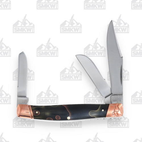 Rough Ryder Copper Swirl Stockman Folding Knife