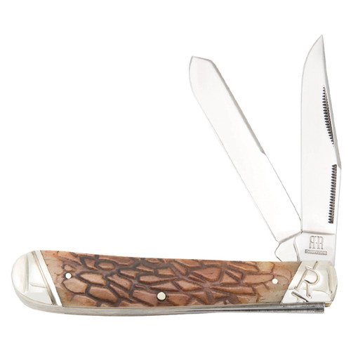 Rough Ryder Thing Bone Trapper Folding Knife RR2057 - Smoky