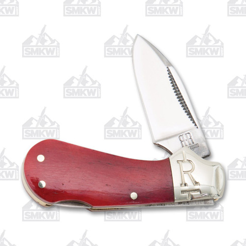 Rough Ryder Red Smooth Bone Cub Lockback Folding Knife