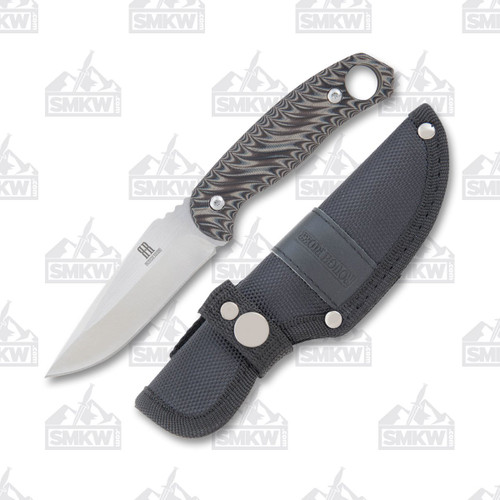 Rough Ryder Black and Tan Fixed Blade Knife