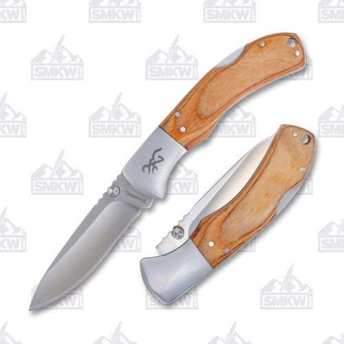 Browning Pakkawood Lockback Folding Knife
