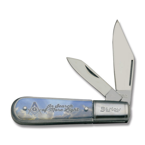 Novelty Knife Masonic Barlow Folding Knife