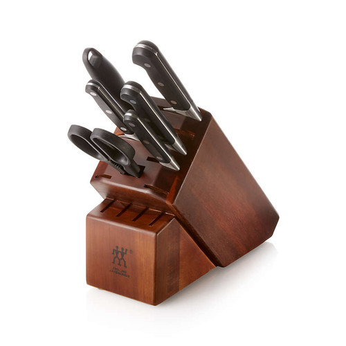 Zwilling J.A. Henckels Pro 7-Piece Acacia Knife Block Set