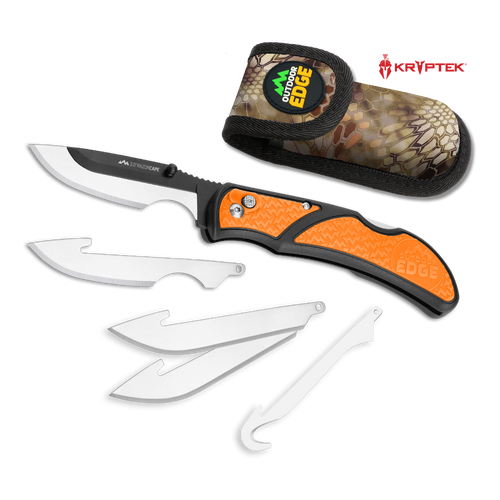 Outdoor Edge RazorCape 3in Folding Knife Orange