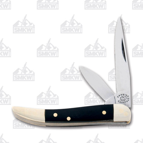 Frost Crowing Rooster Buffalo Horn Two-Blade Toothpick FRCR973CBH