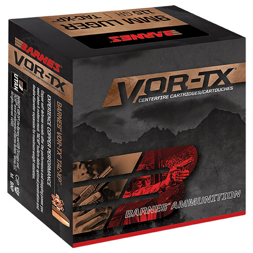 Barnes VOR-TX Handgun Hunting 10mm Auto Handgun Ammunition 20 Rounds Copper Centerfire 155 Grain Barnes XPB HP 