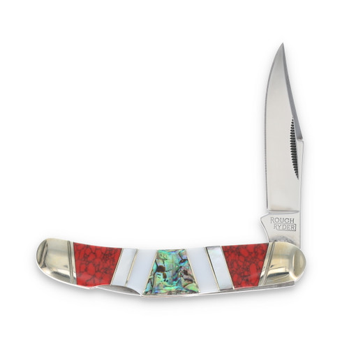 Rough Ryder Stoneworx Single-Blade Sowbelly Folding Knife RR2407