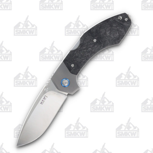 MKM Hero Folding Knife Lockback 3.75” Drop Point Carbon Fiber