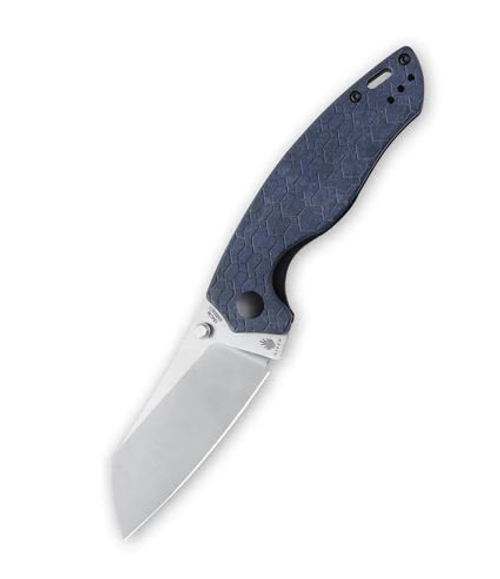 Kizer Azo Towser K Folding Knife Knife Blue Richlite