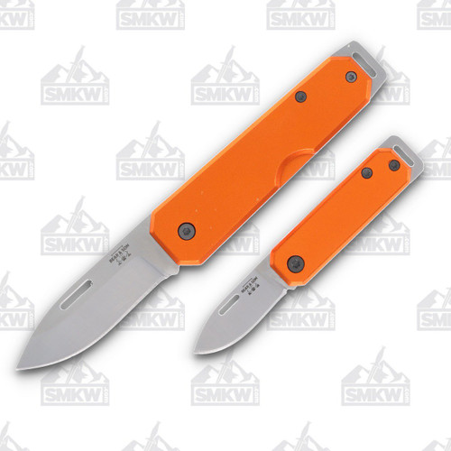 Bear & Son Slipjoint Folding Knife Combo Orange