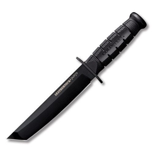 Cold Steel Leatherneck Tanto Fixed Blade 6.75in Black Powder Coated Blade CS39LSFCT