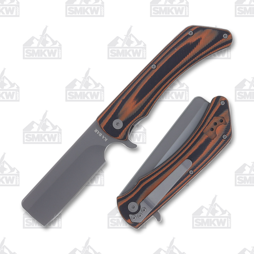 KA-BAR Mark 98-R Folder Knife 3.9in Black Razor Cleaver Blade