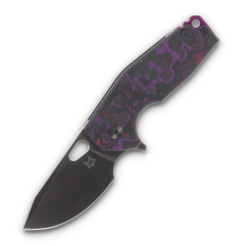 Fox Knives Suru Folding Knife (Vanax  Purple Haze FatCarbon  SMKW Exclusive)