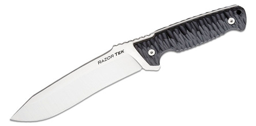 Cold Steel Razor Tek 6.5in Satin Recurve Fixed Blade Knife