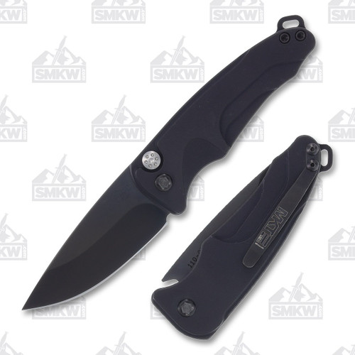 Medford Smooth Criminal Auto 3in Drop Point S45VN Steel PVD Black