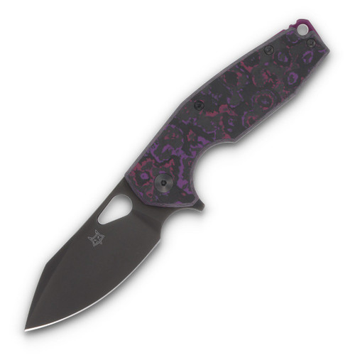 Fox Knives Yaru Folding Knife (Vanax  Purple Haze FatCarbon  SMKW Exclusive)